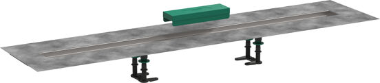 Hansgrohe RainDrain installatieset voor douchegoot 120cm voor Raindrain Match of Rock