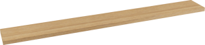 Balmani Legno afwerkingstablet voor spiegelkast verweerde eik 150x18cm