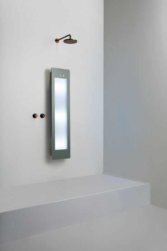 Sunshower Plus M Infrarood en UV Vlakke opbouw organic grey