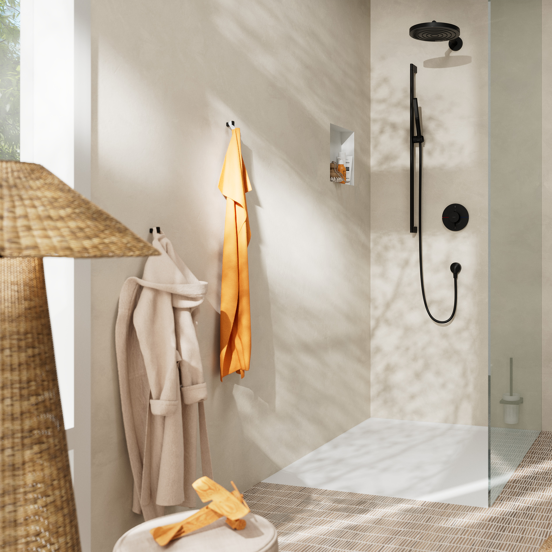 Hansgrohe Showerselect Comfort S Unterputz-Duschthermostat 2 Verbraucher Schwarz matt