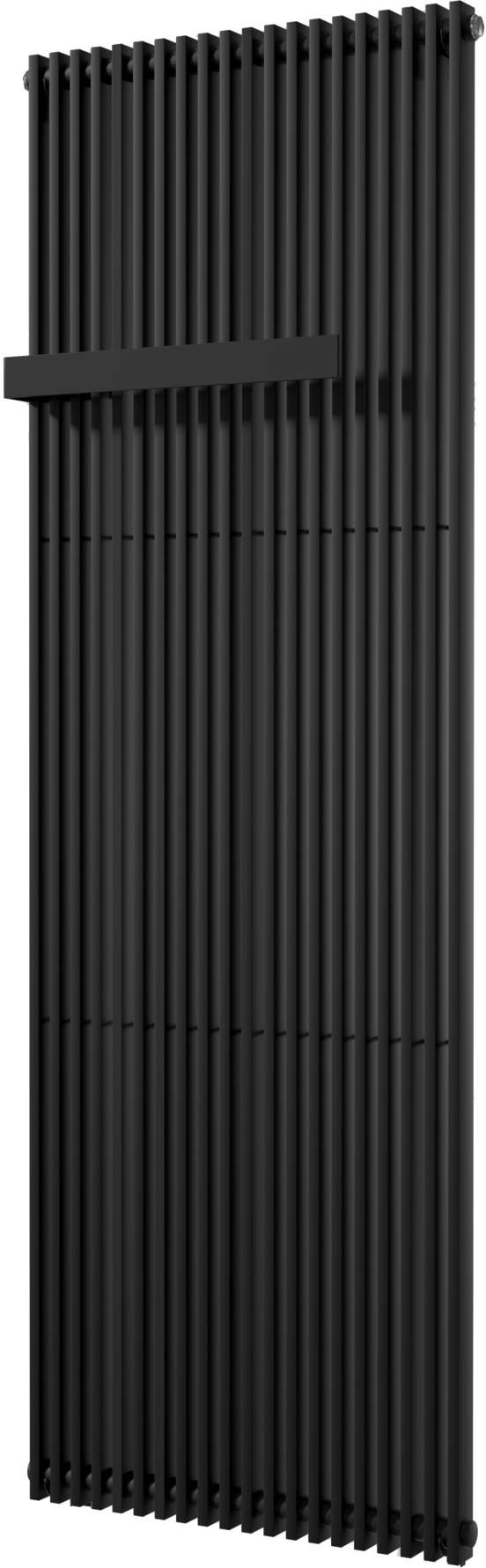 Vipera Corrason radiateur de salle de bains simple 60 x 180 cm chauffage central noir mat raccordement latéral 2.059W