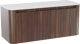 Storke Soft meuble salle de bains avec tablette pour vasques Tavola Soft
