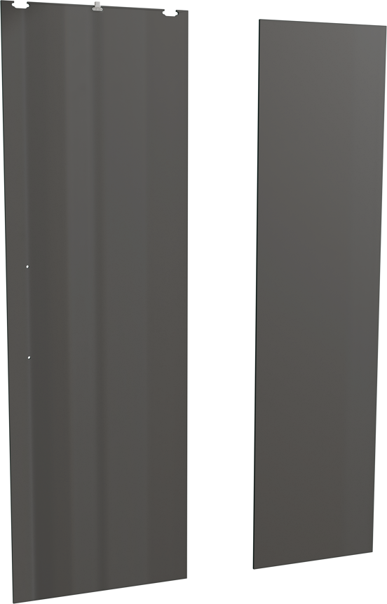 Balmani Senses Design Dusche Schiebetür umkehrbar 120 cm x 210 cm Rauchglas, inklusive Coating