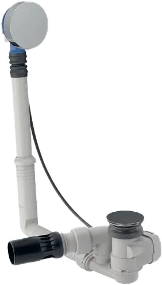 Geberit badafvoer met overloop chroom