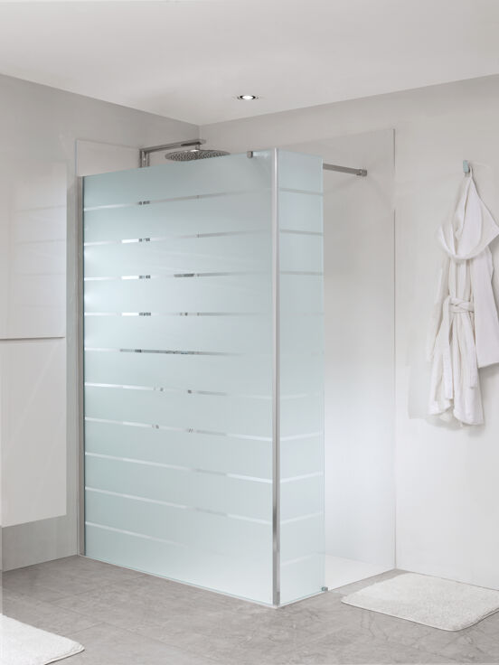 Balmani Zeno panneau mural de douche 140 x 220 cm marbre composite blanc mat texture ardoise