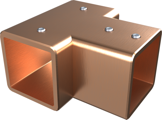 Balmani Modular T-steun Brushed Rosegold