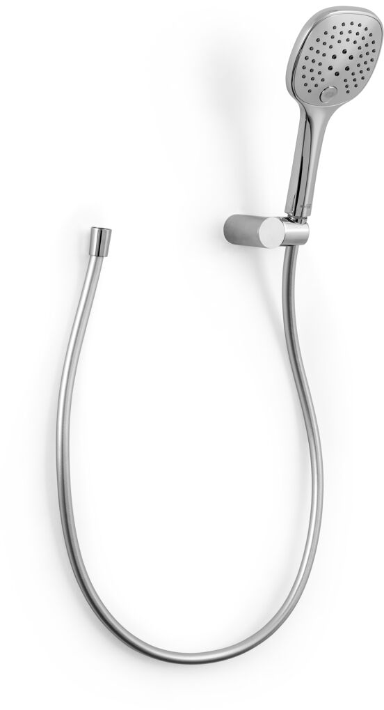 Linie Drum robinet baignoire thermostatique avec douchette chrome brillant