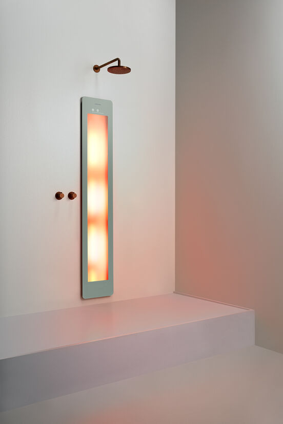 Sunshower Plus L Infrarood en UV Inbouw organic grey