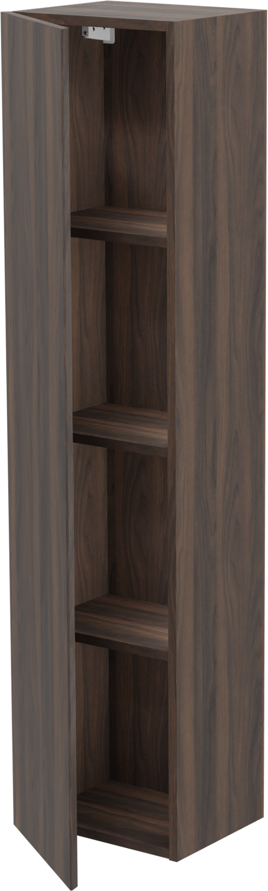 Storke Edge Modulo zwevende badkamerkast notenhout 35 x 25 x 150 cm