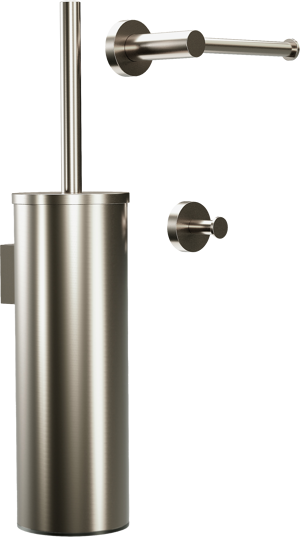 Blaufoss Harmony set accessoires de toilette Brushed CoolMetal