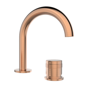 Blaufoss Pavilion Curve robinet de lavabo Brushed Rosegold
