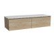 Storke Edge badkamermeubel met Tavola wastafelblad voor waskom(men)