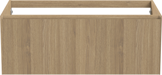 Balmani Fila meuble sous-vasque suspendu 120 x 55 cm plaqué chêne naturel 2 tiroirs