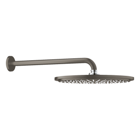 Grohe Rainshower Cosmopolitan 310 tête de douche ronde avec support mural 31 cm Brushed Hard Graphite