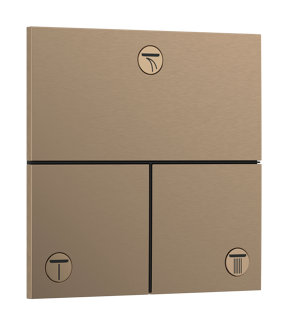 Hansgrohe Showerselect Comfort E inbouw mengkraan brushed bronze