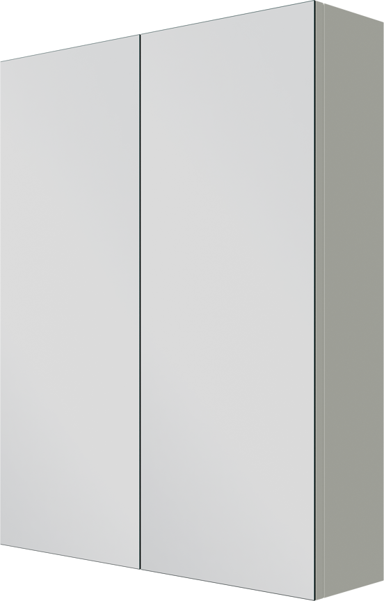 Linie Montro Spiegelschrank Bad: 60 x 75 cm, Greige