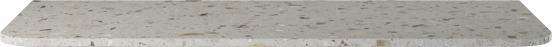 Balmani Moon tablette simple ou double terrazzo greige 130 x 55 cm