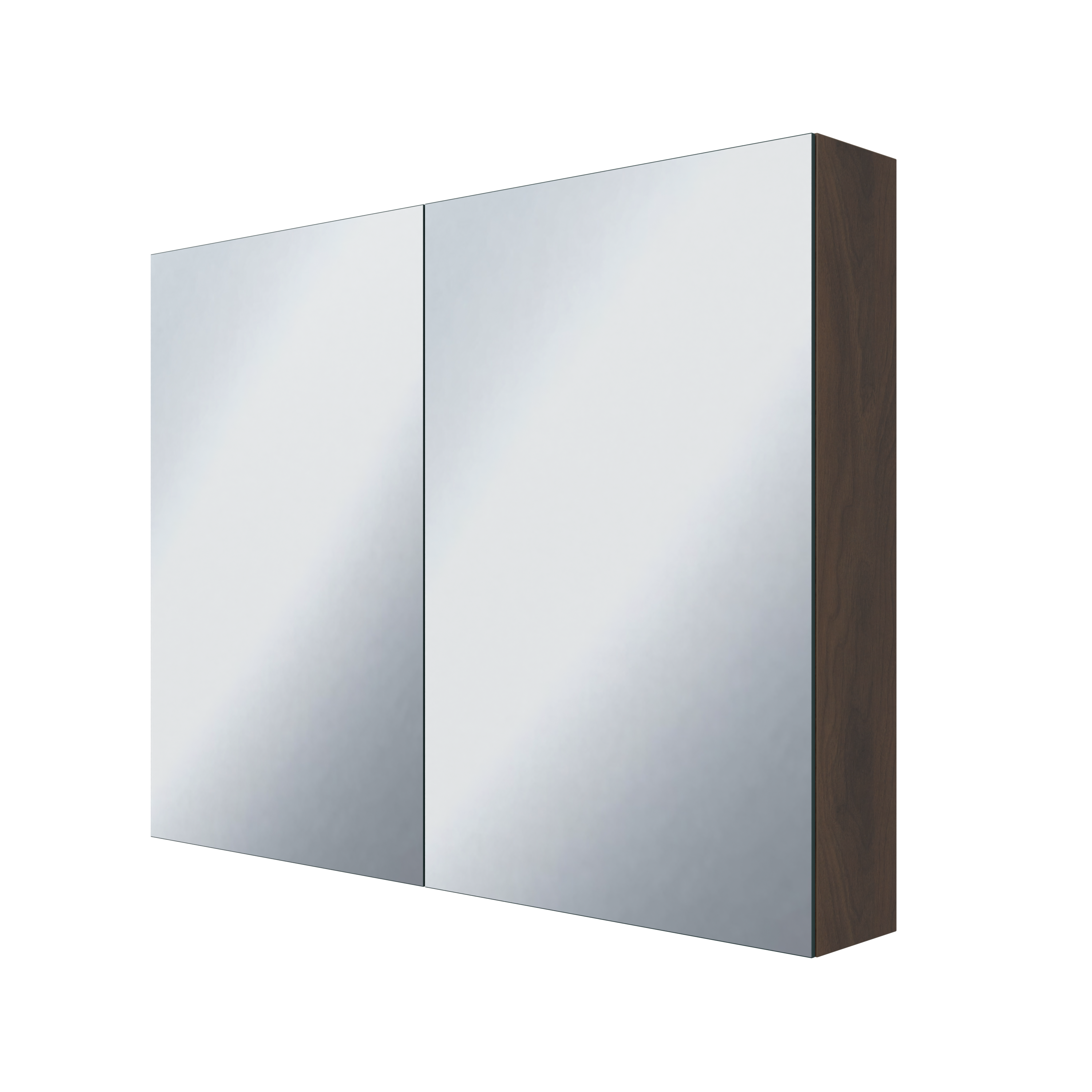 Storke Reflecta spiegelkast 100 x 75 cm notenhout