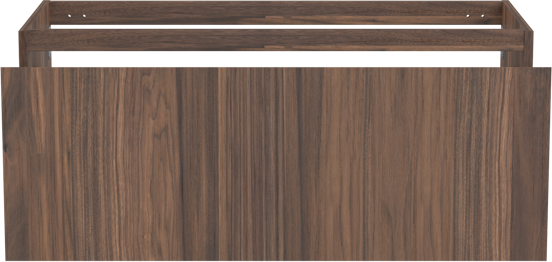 Balmani Idra zwevende wastafelonderkast 120 x 55 cm fineer notenhout 2 lades
