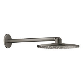 Grohe Rainshower SmartActive 310 ronde regendouchekop met muursteun 31 cm Brushed Hard Graphite