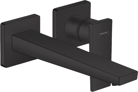 Hansgrohe Metropol robinet mural lavabo noir mat