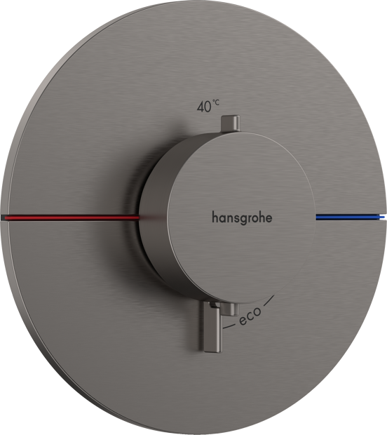 Hansgrohe Showerselect Comfort S inbouw thermostaat brushed black chrome