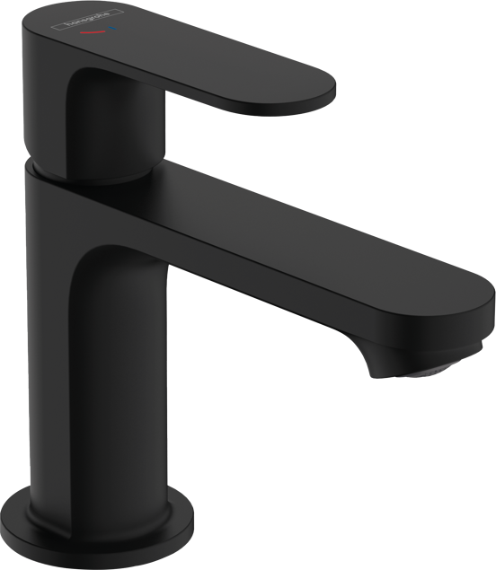 Hansgrohe Rebris 80 Niedrige Waschtischarmatur Schwarz matt