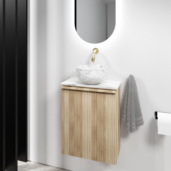Blaufoss Ottawa robinet de lave-mains encastré Brushed Champagne Gold