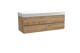 Balmani Lucida meuble salle de bains avec tablette pour vasques Dominus