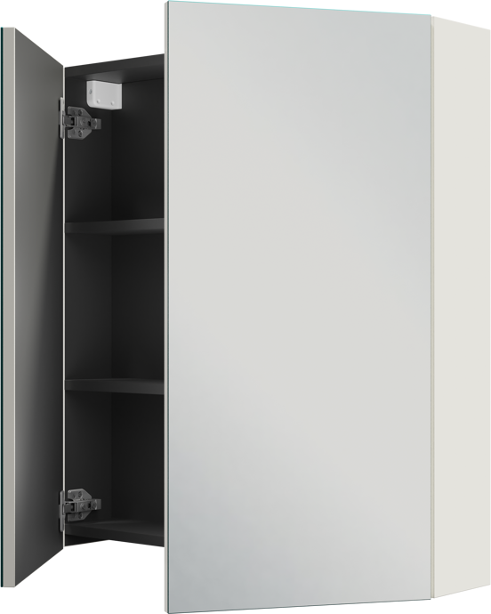 Linie Montro armoire de toilette 70 x 75 cm blanc brillant