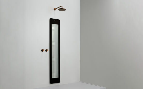 Sunshower One L Infrarood Inbouw black