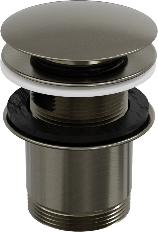 Santeg Unibath crepine bad afsluitbaar Brushed CoolMetal