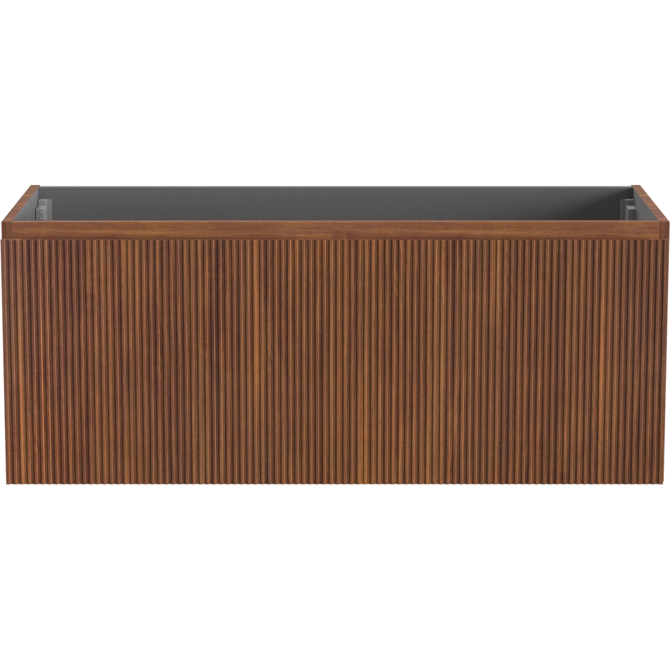 Storke Ribs Wastafelonderkast 120 X 52 Cm Notenhout X O Badkamers storke-ribs-wastafelonderkast-120-x-52-cm-notenhout-x-o-badkamers