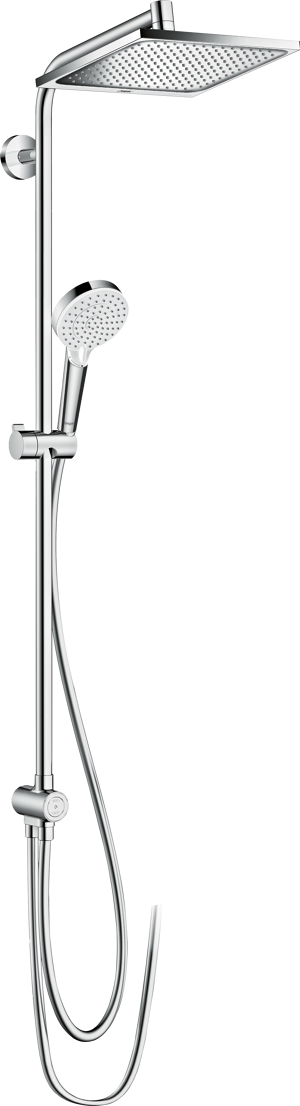 Hansgrohe Crometta E240 colonne de douche de pluie chrome brillant