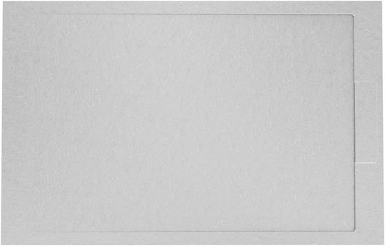 Balmani Indus receveur de douche 140 x 90 cm marbre composite gris clair texture ardoise