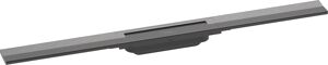 Hansgrohe RainDrain Flex caniveau de douche découpable 80cm Brushed Black Chrome