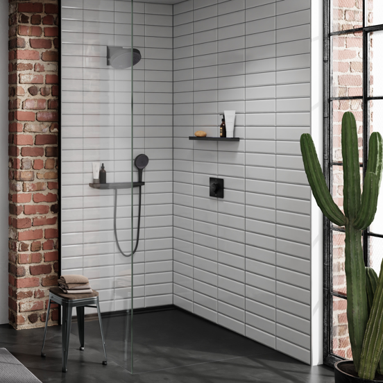 Hansgrohe Designflex Doucheslang 160 cm textiel mat zwart