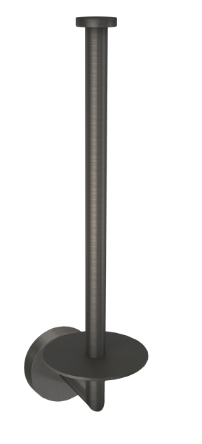 Blaufoss Harmony Reserve-WC-Rollen-Halter, Brushed GunMetal