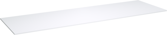Storke Tavola enkel of dubbel wastafelblad matte Solid Surface 170 x 52 cm