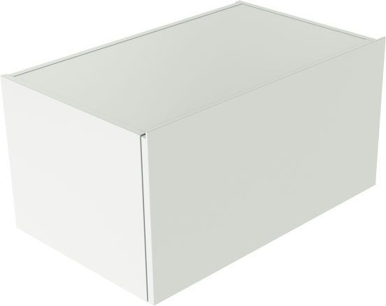 Balmani Studio meuble sous-vasque suspendu 80 x 50 cm blanc mat 2 tiroirs
