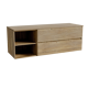 Storke Edge meuble salle de bains avec tablette pour vasques Panton