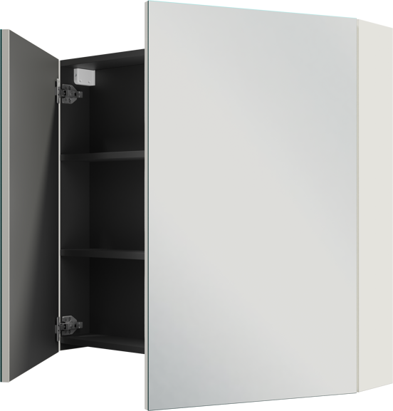 Linie Montro armoire de toilette 90 x 75 cm blanc brillant
