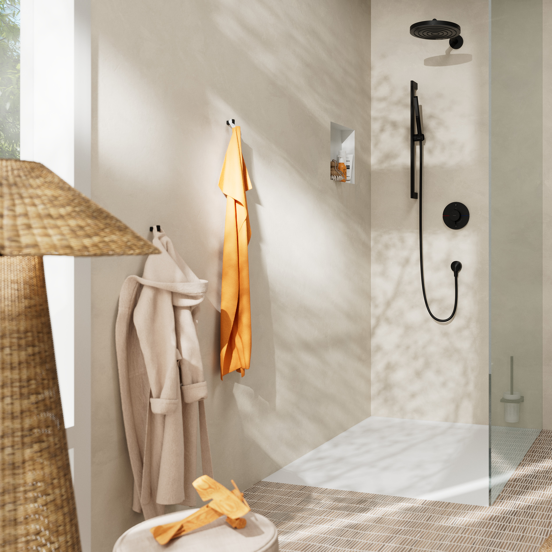 Hansgrohe Showerselect Comfort S Unterputz-Duschthermostat 2 Verbraucher Schwarz matt