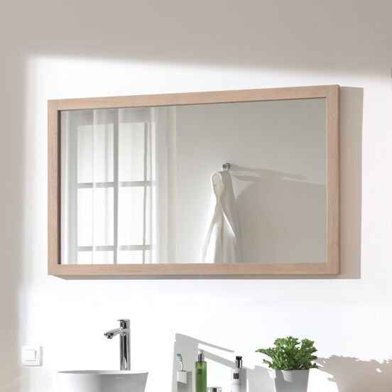 Balmani Legno rechthoekig badkamerspiegel 120 x 72 cm