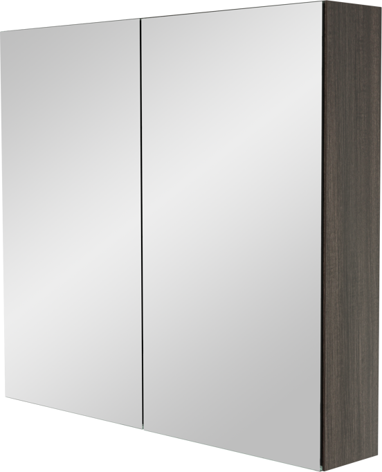 Storke Reflecta spiegelkast 85 x 75 cm robuust zwart eiken