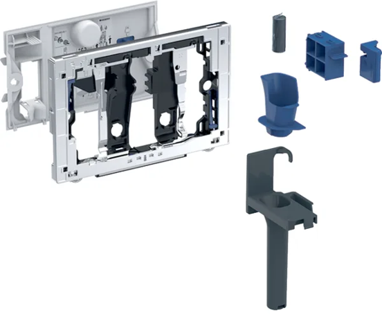 Geberit support de stick toilette pour Geberit Systemfix UP320 réservoir encastré