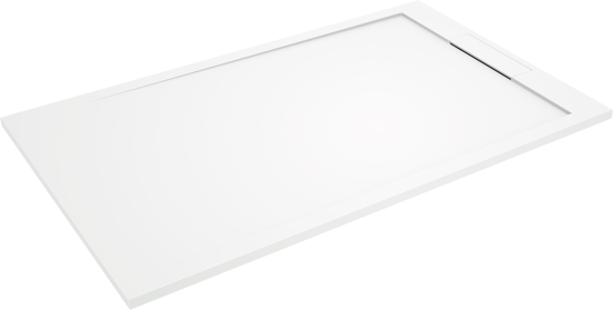 Balmani Andes Duschwanne: 140 x 90 cm, Solid Surface, Weiß matt