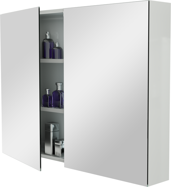 Storke Reflecta armoire de toilette 100 x 75 cm blanc brillant