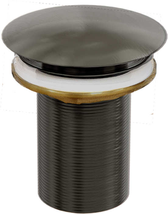 Balmani Accia vasque à poser acier inoxydable Brushed GunMetal rond Ø 36 cm