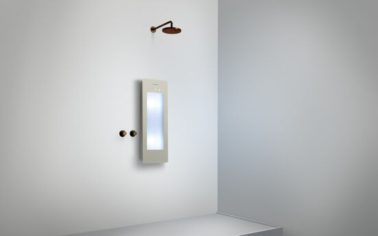 Sunshower Plus S Infrarood en UV Vlakke opbouw sand white